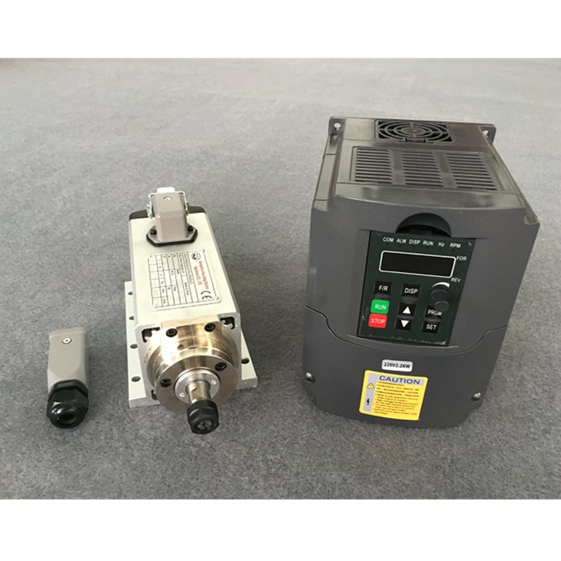 Er20 Collet Chuck Spindle Motor 220V - Spindle 3KW 220V Air Cooled Spindle