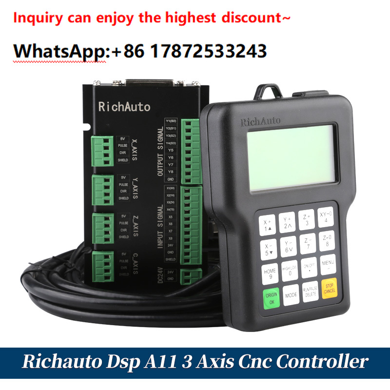 Dsp A11 Richauto 3-axis Cnc ro - Richauto A11 Dsp Controller 3 Axis recension och pris