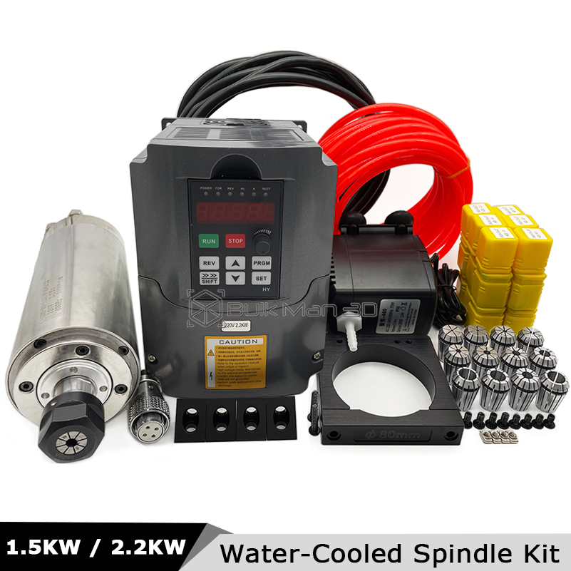 2.2KW/1.5KW 400Hz 24000RPM Wat - 2.2Kw Water Cooled Spindle Kit Vfd recension och pris