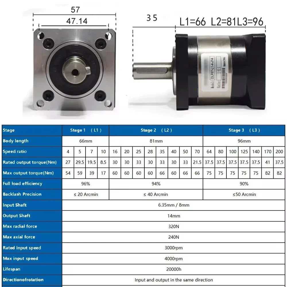 Planetary Gearbox 57 Motor TB6 - Nema 23 Closed Loop Stepper Motor Driver Kit recension och pris