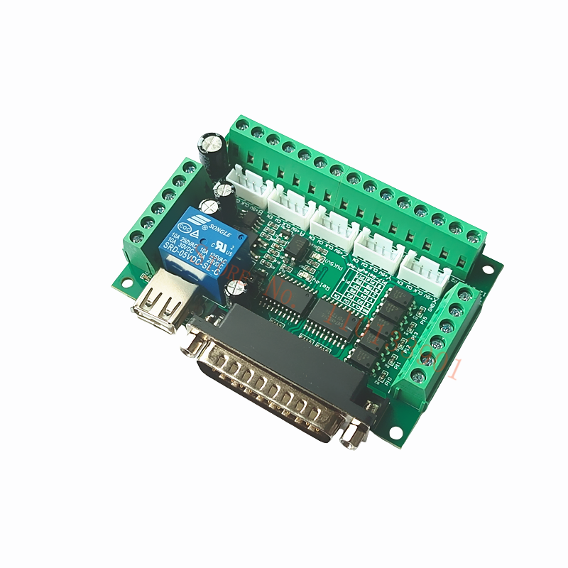 1pc 5 Axis CNC Breakout Board  - 5 Axis Cnc Breakout Board Interface Mach3 recension och pris