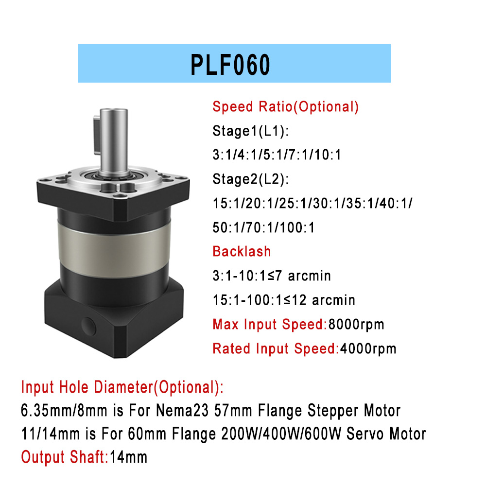 Planetary Reducer 57/86mm Step - Planetary Gearbox Reducer Nema 23 34 recension och pris