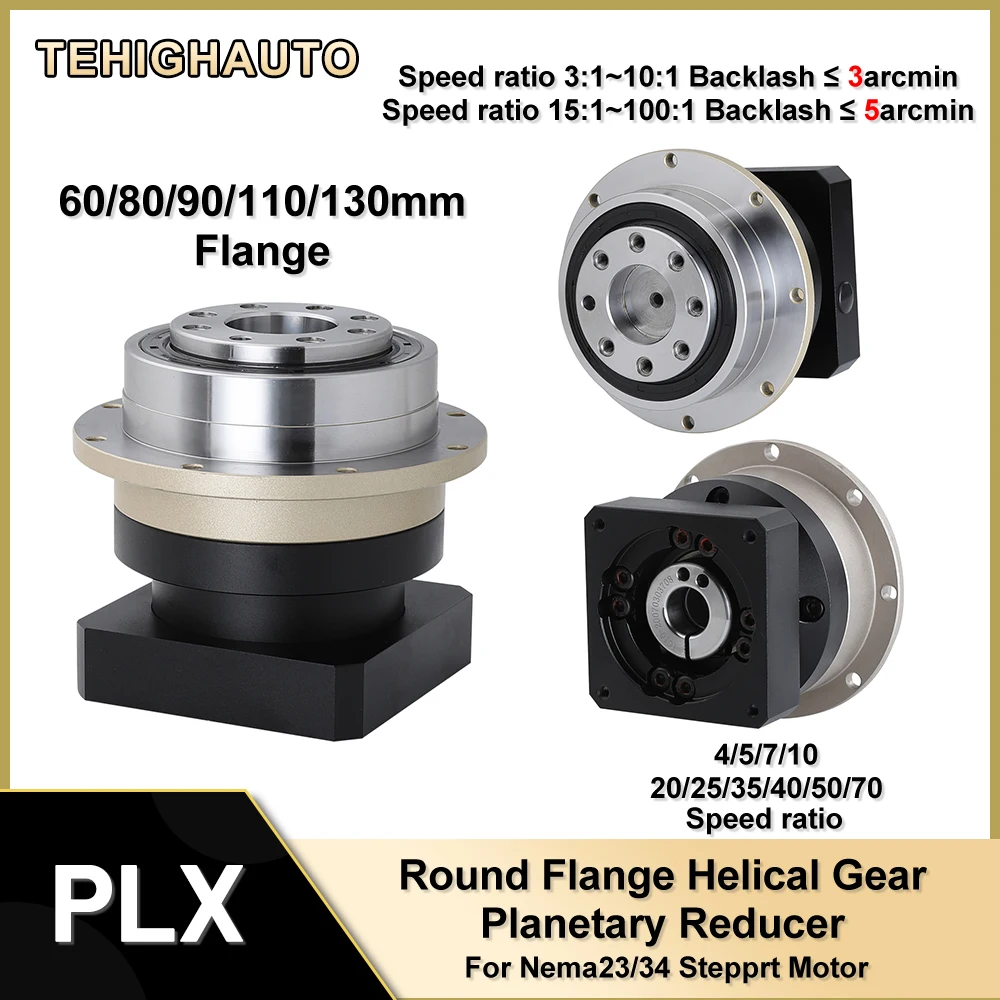 Circular Flange Helical Gear P - Planetary Gearbox Reducer Nema 23 34 recension och pris