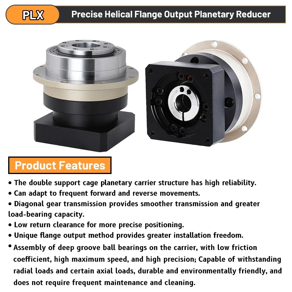 Circular Flange Helical Gear P - Planetary Gearbox Reducer Nema 23 34 recension och pris