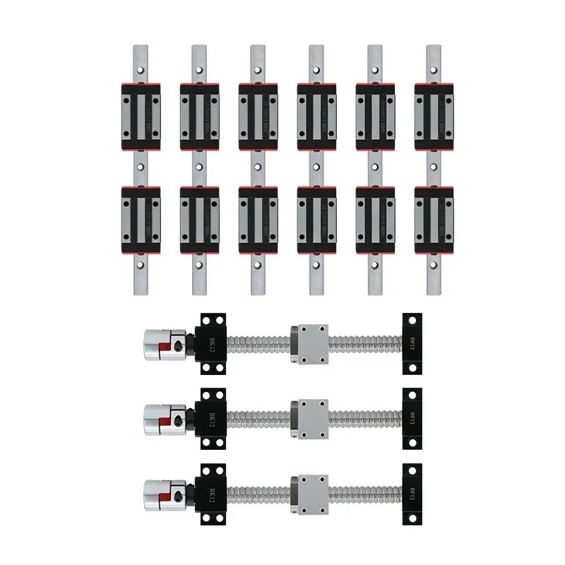 linear rails linear guides 2pc - Hgr20 Linear Guide Rail Ballscrew Set recension och pris