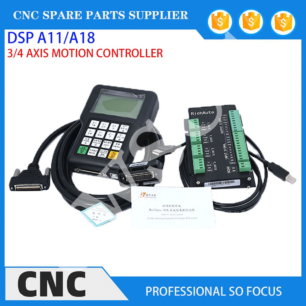3-axis 4-axis CNC machine tool - Richauto A11 Dsp Controller 3 Axis recension och pris