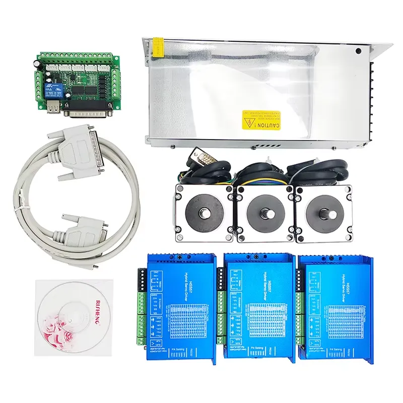 3 Axis 2N.m Nema23 CNC Kit Ser - Nema 23 Closed Loop Stepper Motor Driver Kit recension och pris