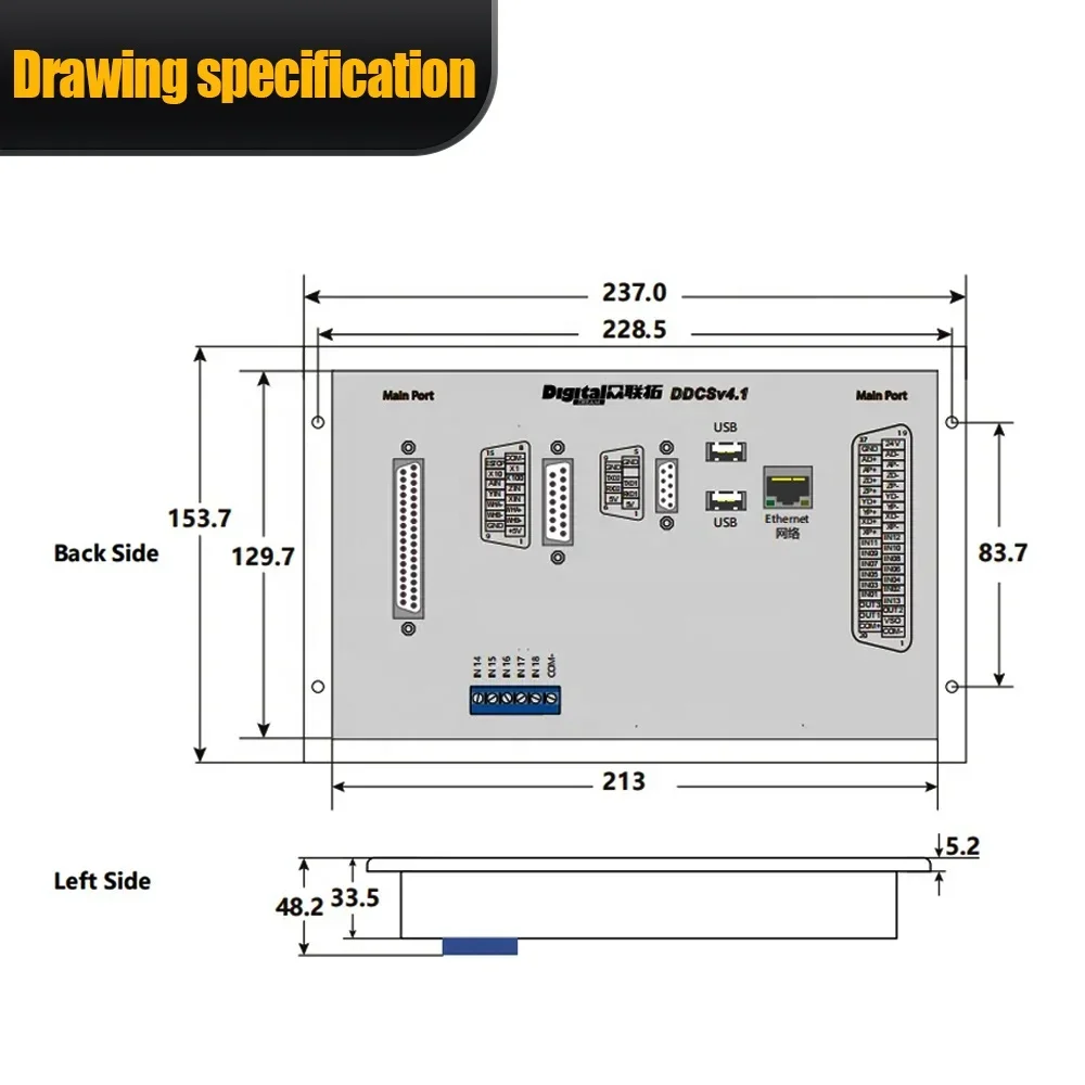 2026 HLTNC Newest DDCS V4.1 CN - Ddcs V4.1 4 Axis Cnc Offline Controller recension och pris