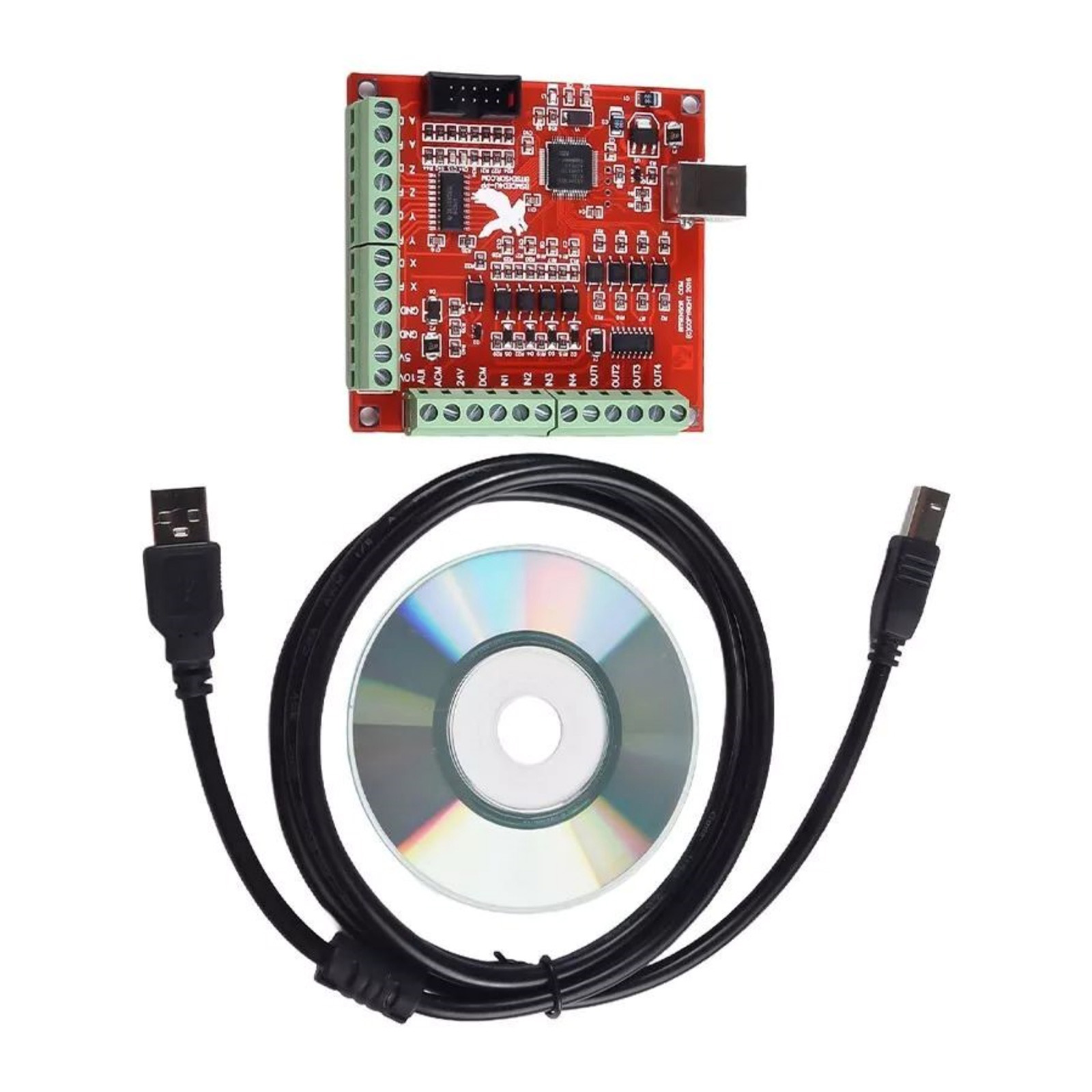 USB CNC 4-Axis Motion Control  - Mach3 Usb Cnc Controller 4 Axis 100Khz recension och pris
