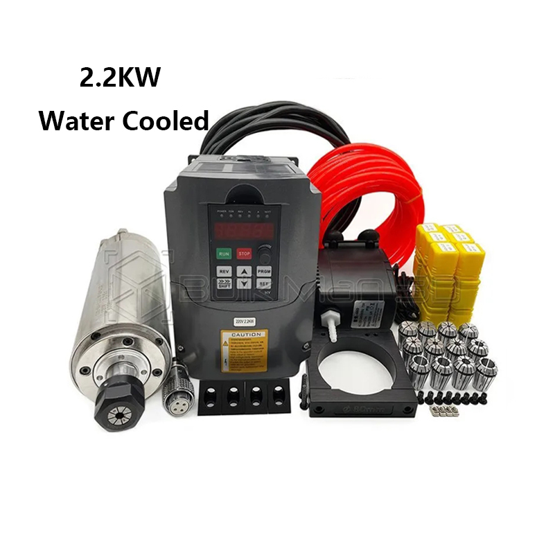 High Quality 2.2KW 220V/110V W - Er20 Collet Chuck Spindle Motor 220V recension och pris