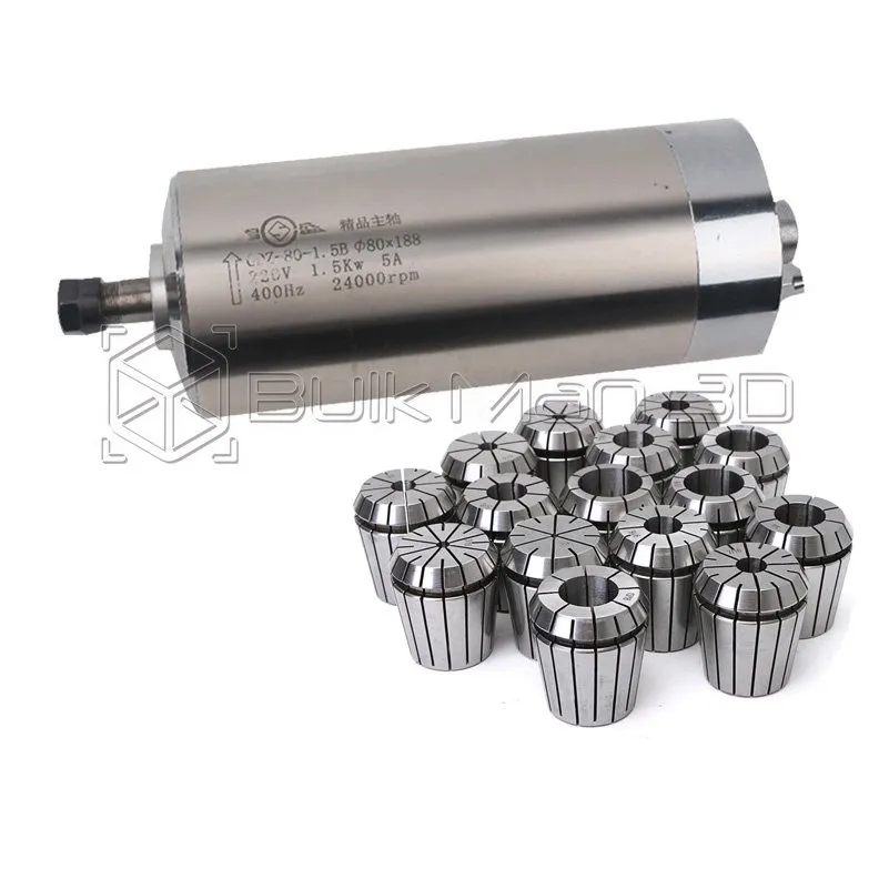 High Quality 2.2KW 220V/110V W - Er20 Collet Chuck Spindle Motor 220V recension och pris