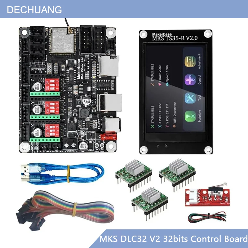 MKS DLC32 V2 GRBL Offline Wifi - Grbl 32 Bit Control Board Offline Display recension och pris