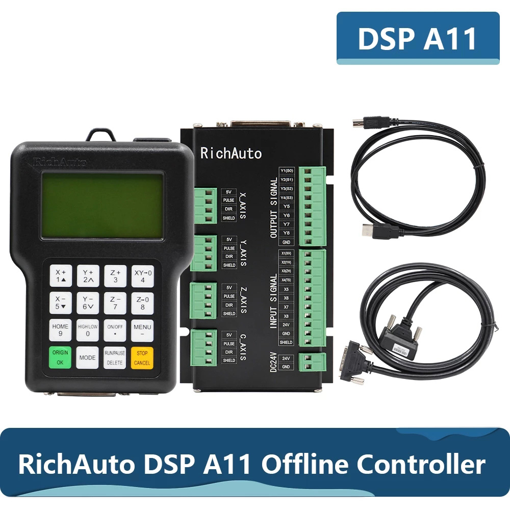 RichAuto DSP A11 CNC controlle - Richauto A11 Dsp Controller 3 Axis recension och pris