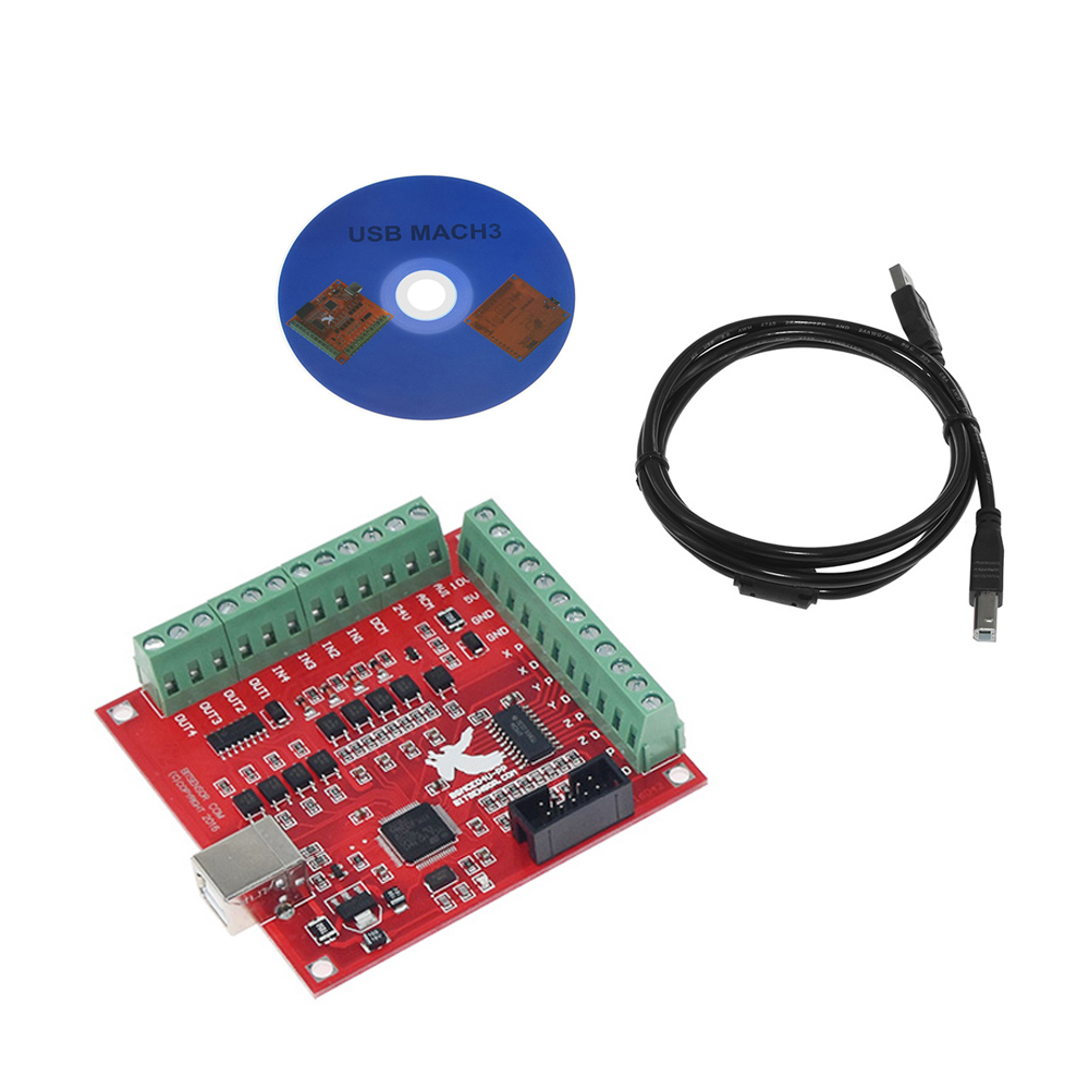 Breakout Board CNC USB MACH3 4 - Mach3 Usb Cnc Controller 4 Axis 100Khz recension och pris