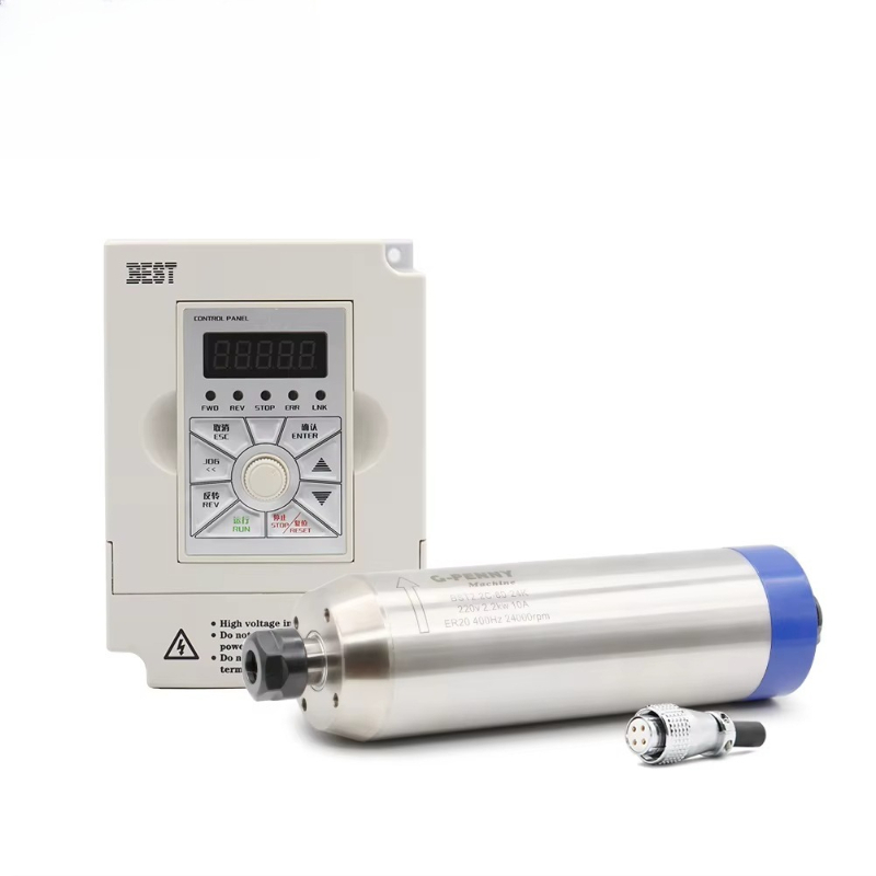 2.2kW Water-Cooled Spindle Mot - 2.2Kw Water Cooled Spindle Kit Vfd recension och pris