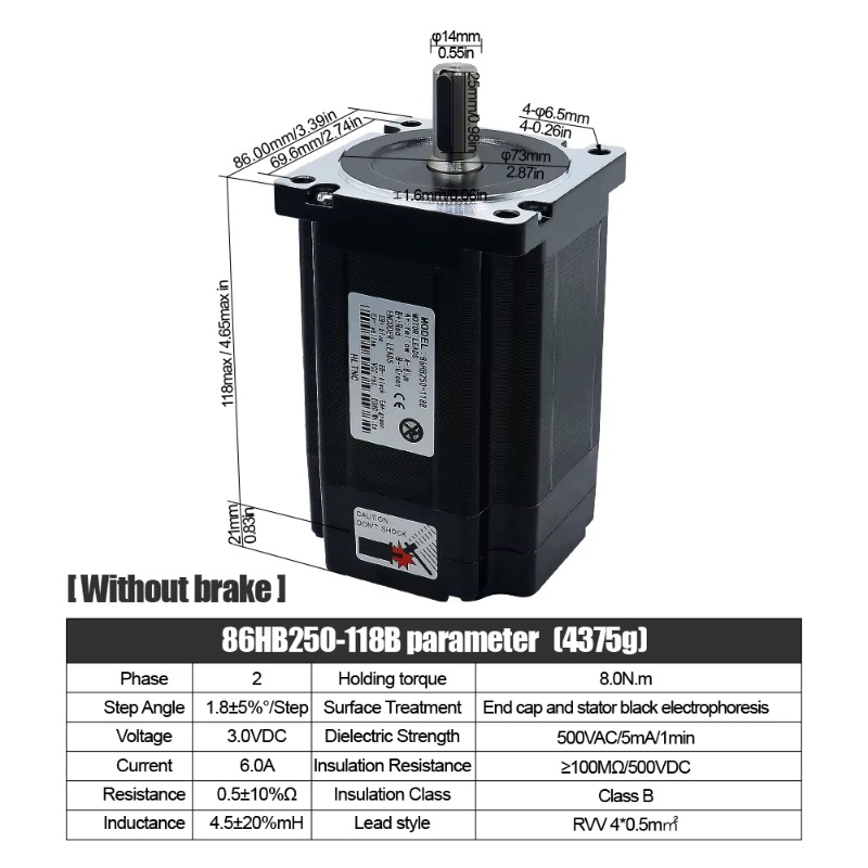 4 Axis Nema 34 Closed Loop Ste - Hybrid Servo Driver Nema 34 8.5Nm recension och pris