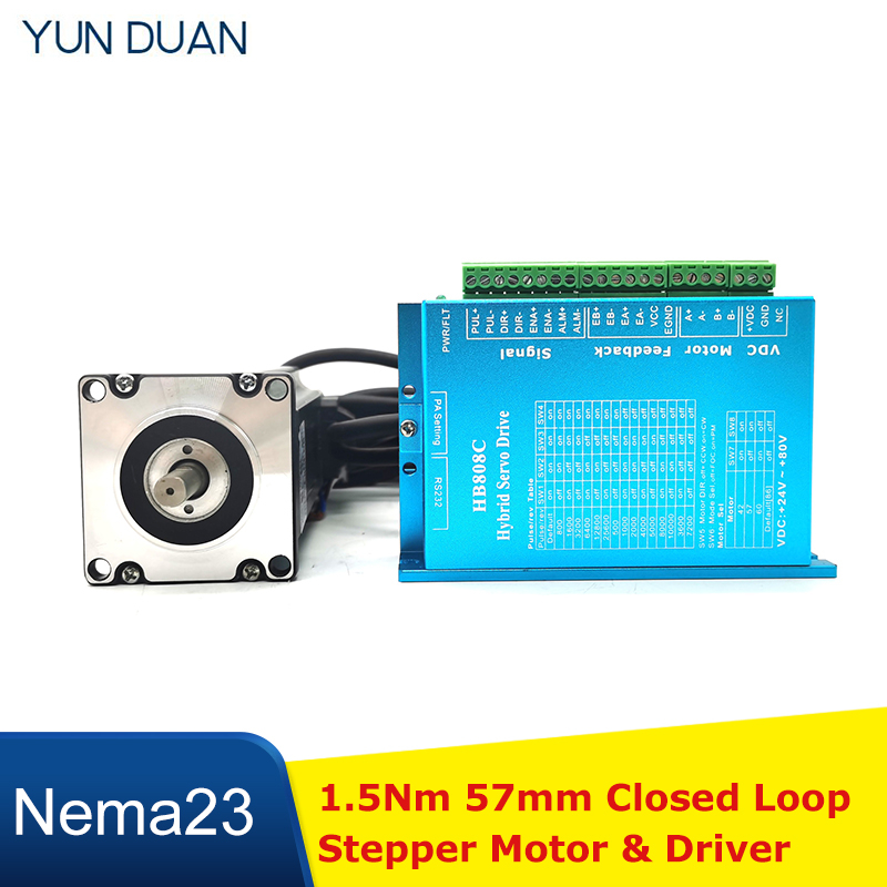 1.5Nm Closed Loop Stepper Moto - Nema 23 Closed Loop Stepper Motor Driver Kit recension och pris