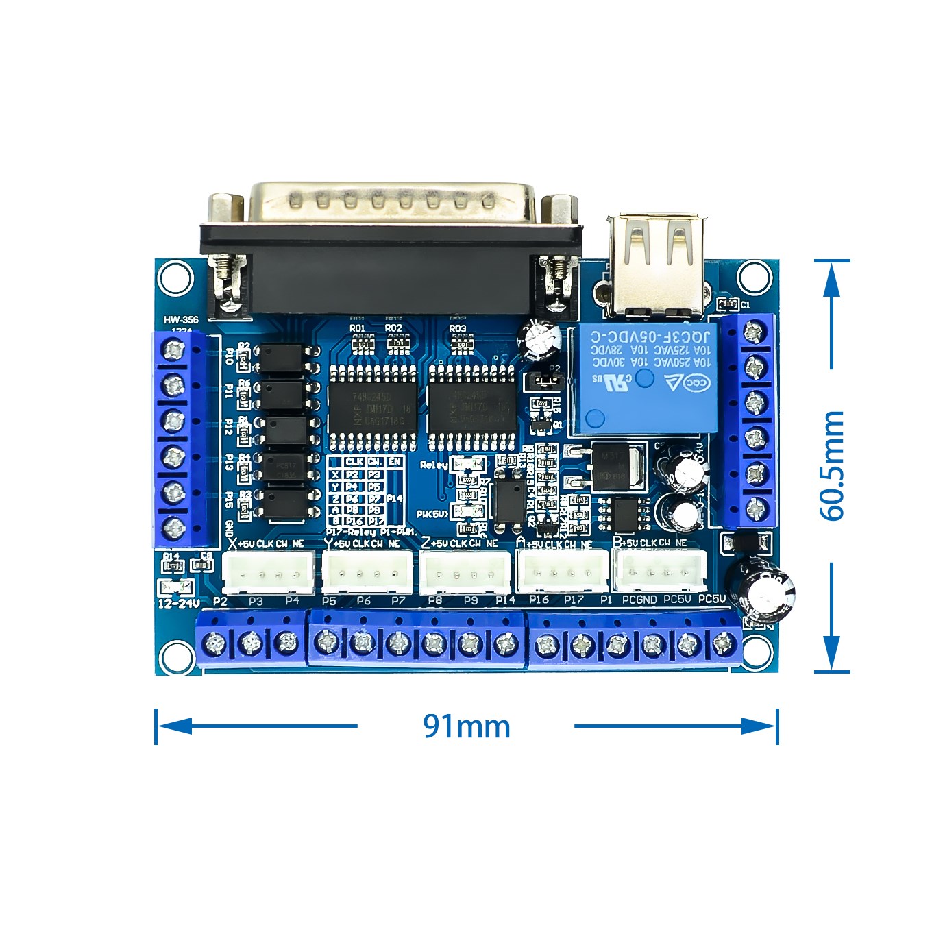 Upgraded 5 Axis CNC Interface  - 5 Axis Cnc Breakout Board Interface Mach3 recension och pris