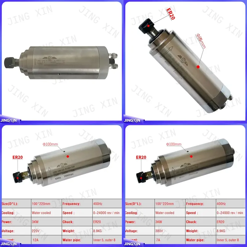 custom for CNC Spindle Motor 2 - Er20 Collet Chuck Spindle Motor 220V recension och pris
